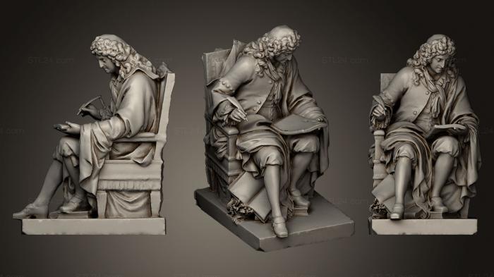 Statues antique and historical (Racine, STKA_1252) 3D models for cnc